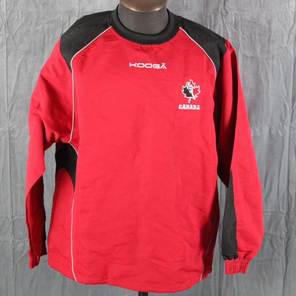 Team Canada Rugby Sweater - Player Warm Up by Kooga - Men's Large